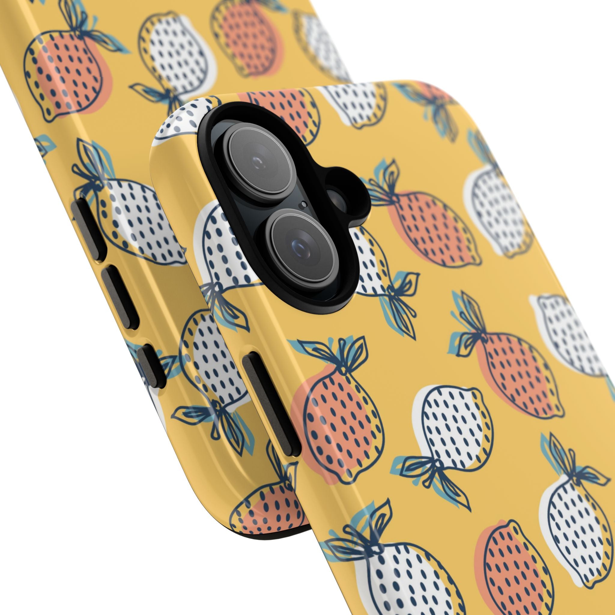 Lemons Dance Playfully - iPhone Case