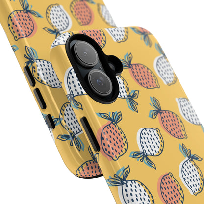 Lemons Dance Playfully - iPhone Case
