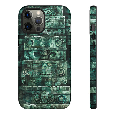 Mayan Jaguar & Serpent Spirit - Protective Phone Case