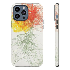 Fiery Blossom | Protective Phone Case for iPhone