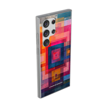 Vibrant Geometry - Flexi Samsung S23 Phone Case