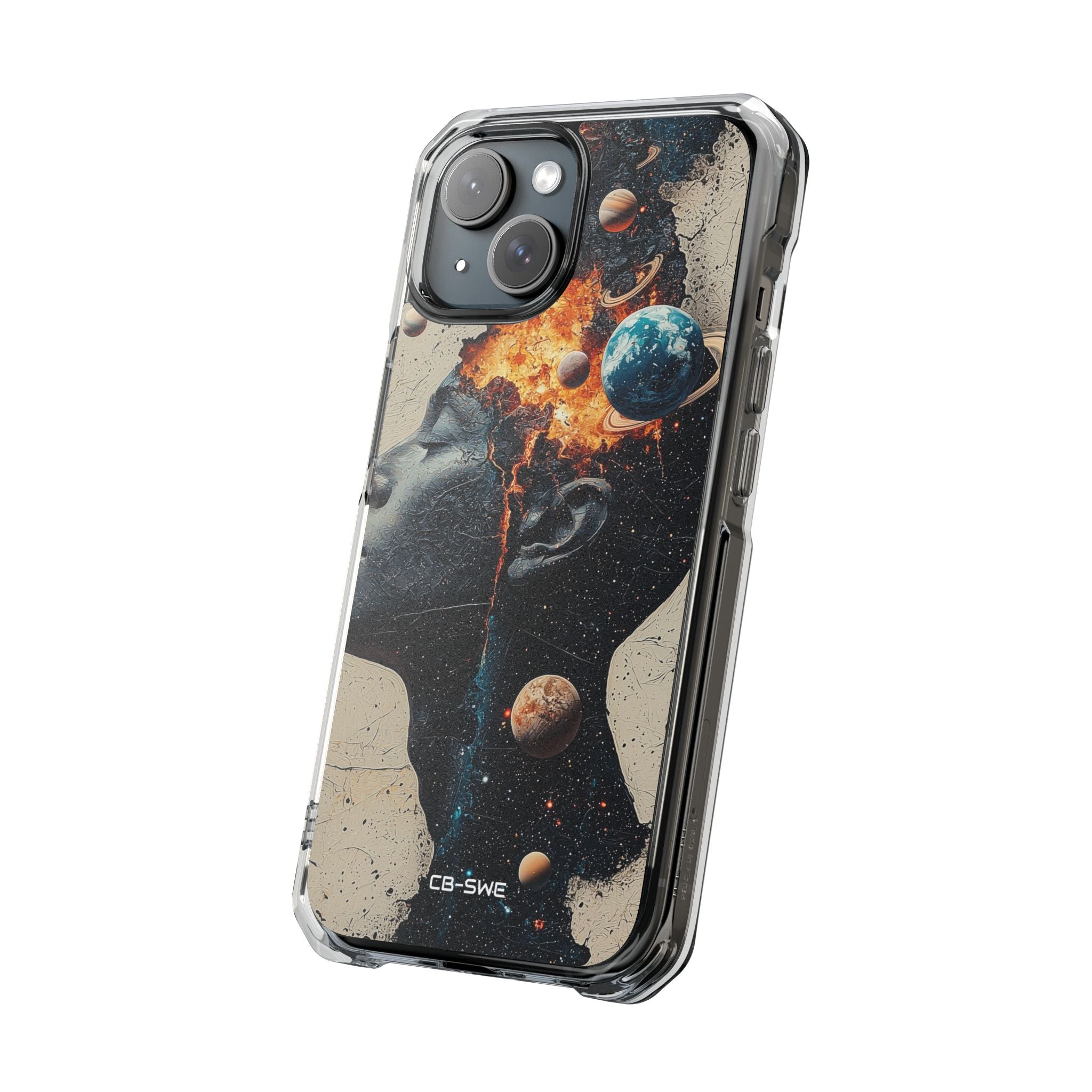 Cosmic Mind Erupts iPhone Case - Impact