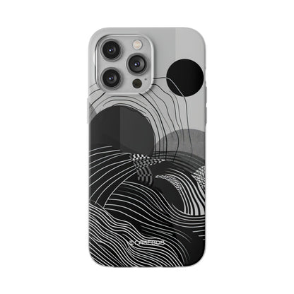 Monochrome Dynamics | Flexible Phone Case for iPhone