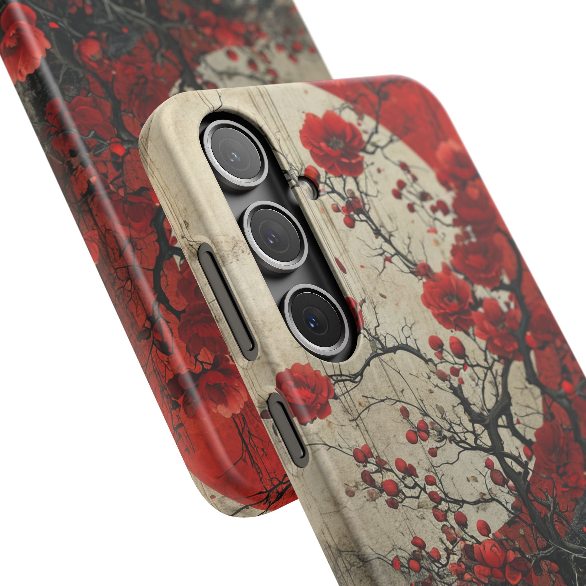 Zen Blossoms in Moonlight Samsung S24 - Slim Phone Case