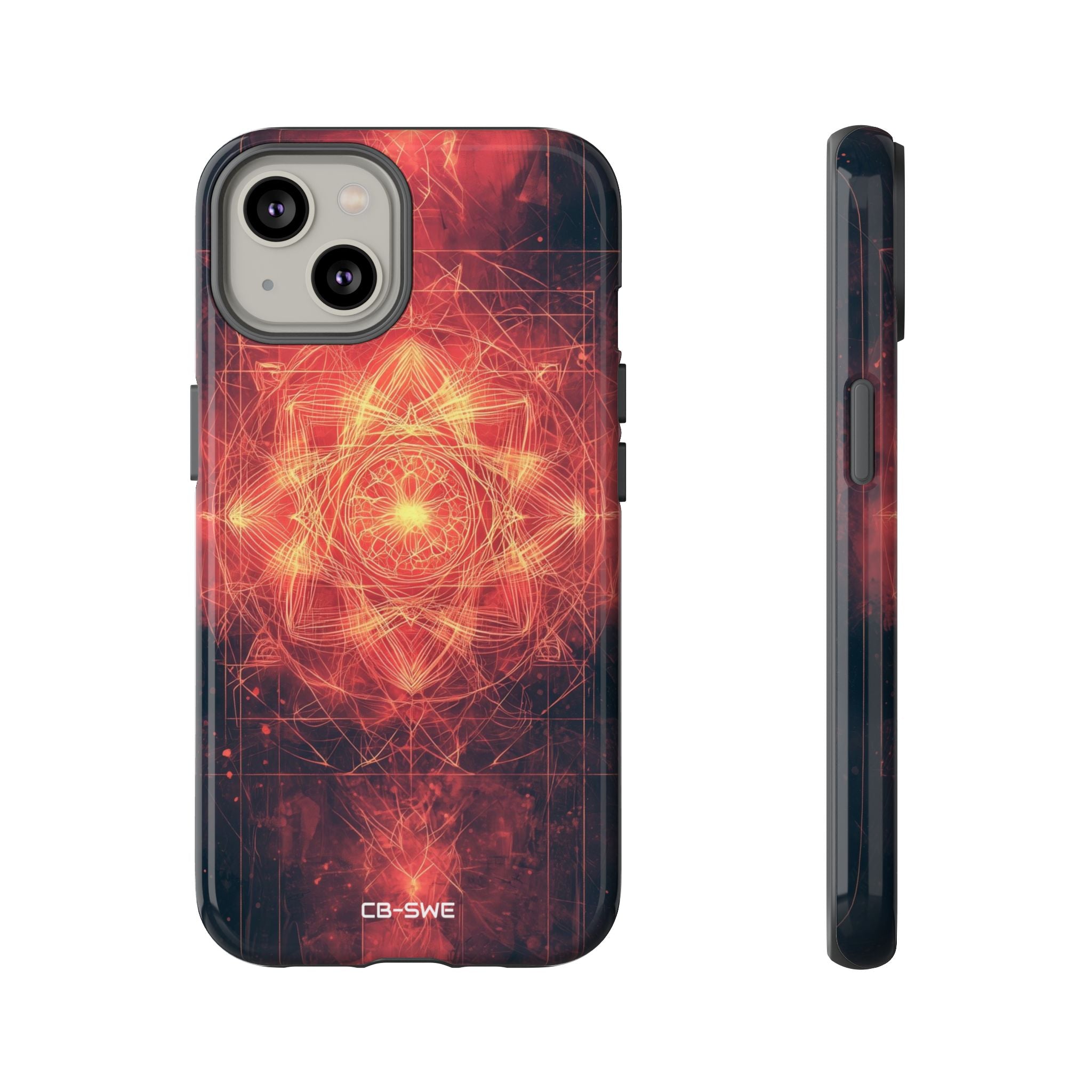 Flames Embrace Sky - iPhone Case