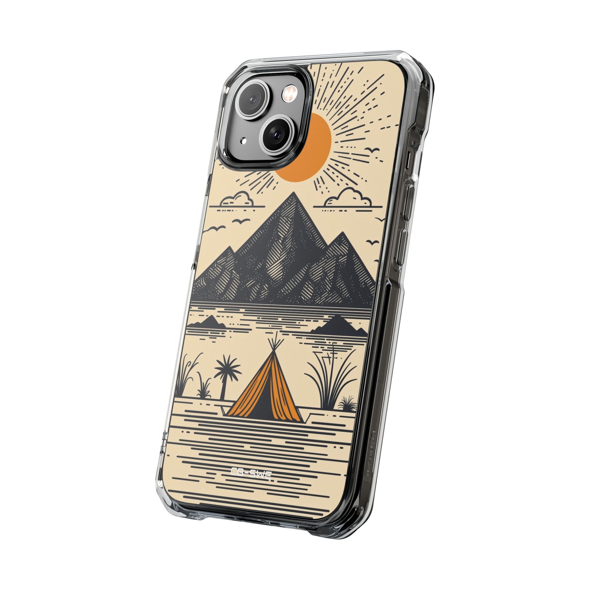 Golden Tent Awaits iPhone Case - Impact