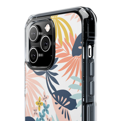 Tropical Foliage Blooms iPhone Case - Impact