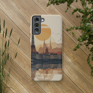 Parisian Sunset Serenity | Biodegradable Phone Case