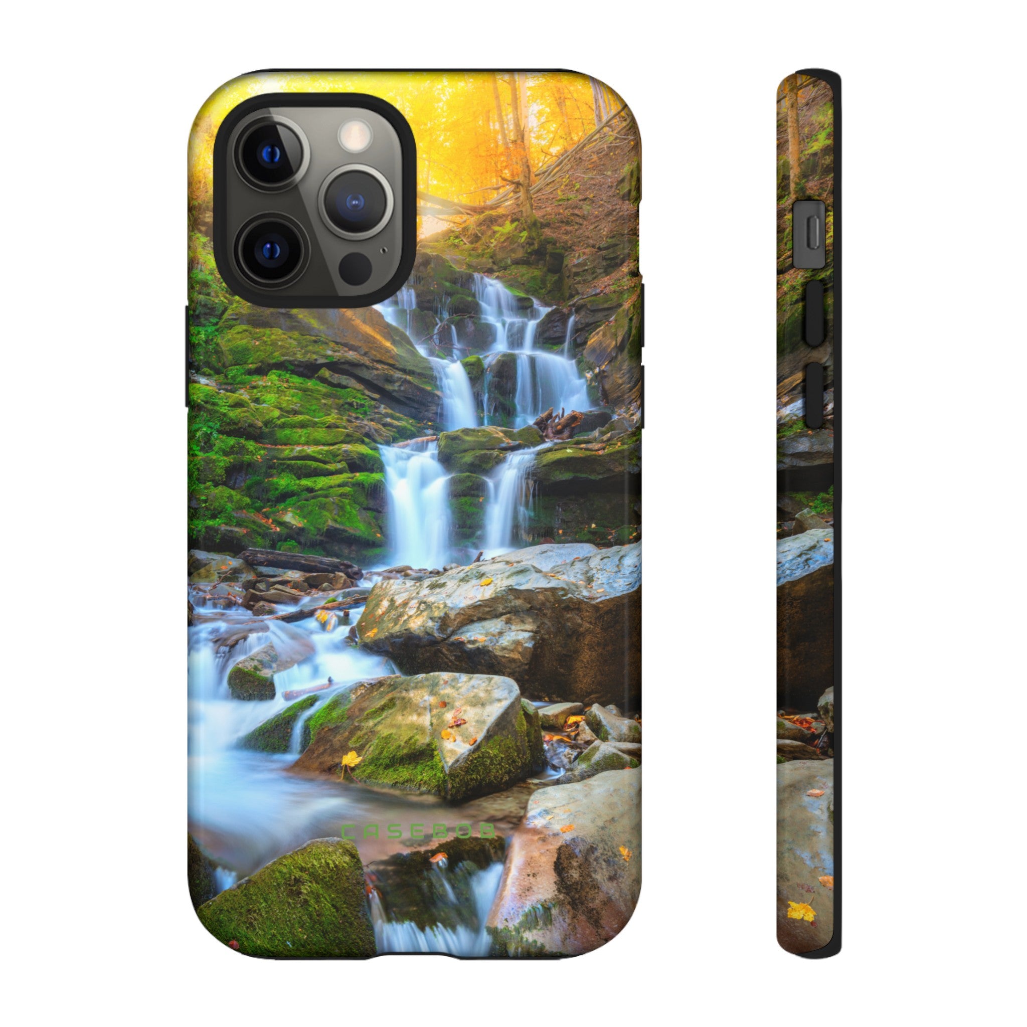 Autumn Mountain Waterfall - Protective Phone Case