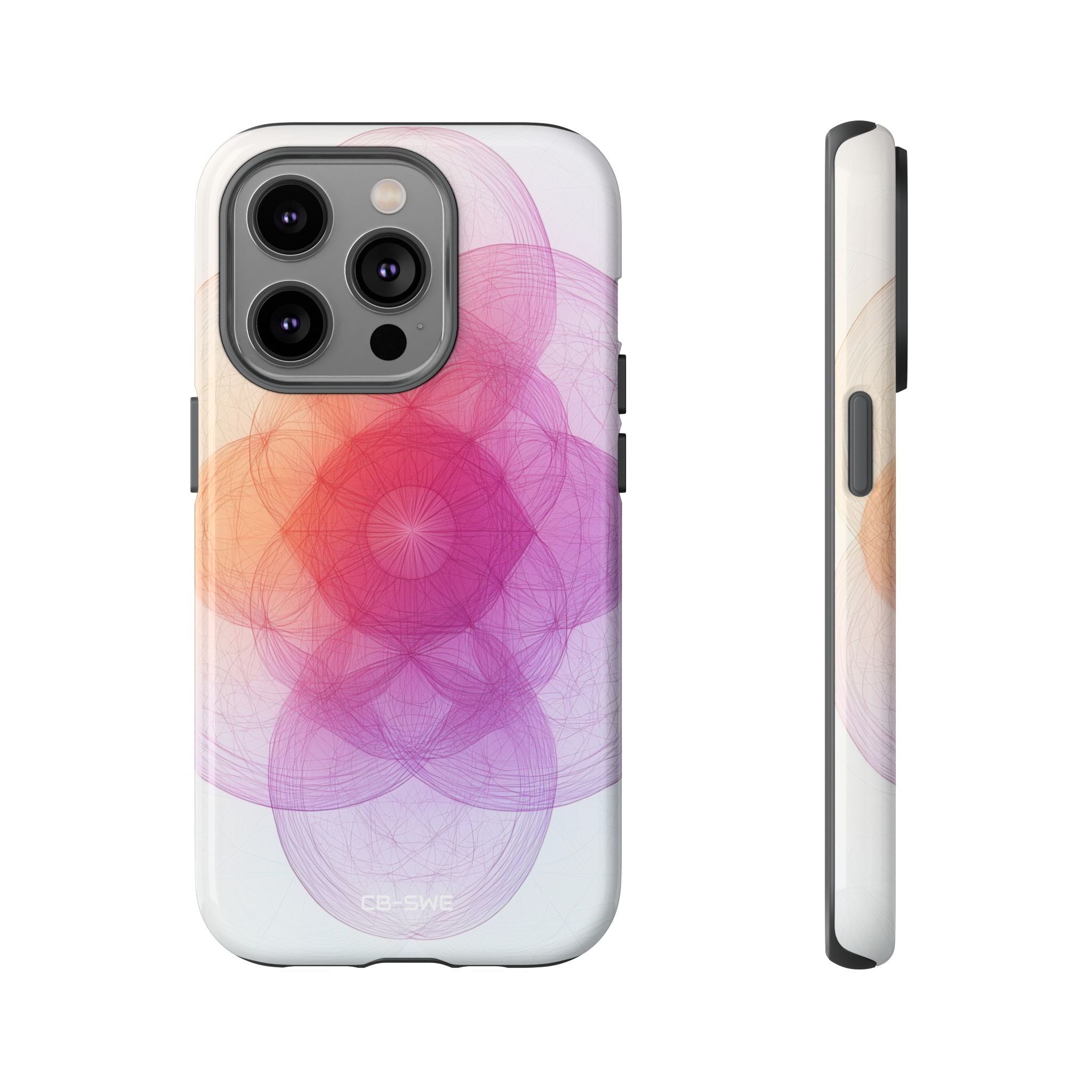 Radiant Circles Expand - iPhone Case