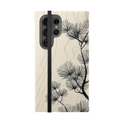 Spiky Tree Sunset - Samsung S23 Ultra Case - Wallet