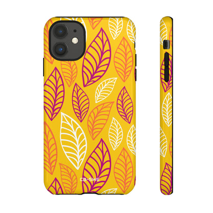 Vibrant Leaf Symphony - iPhone Case