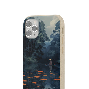 Tranquil Lotus Serenity | Biodegradable Phone Case