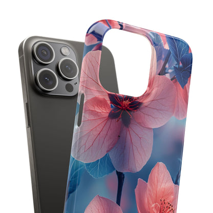 Blossom Serenity - Slim iPhone 15 Phone Case