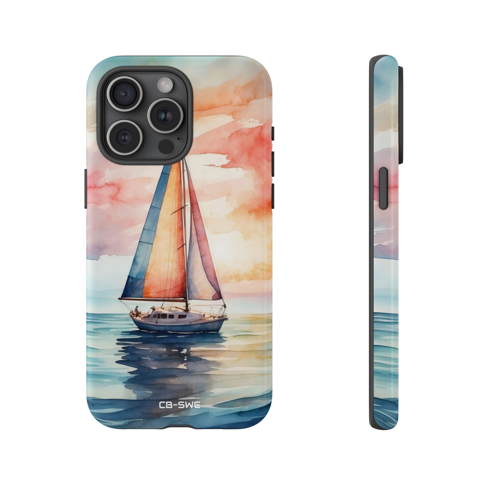 Sailboat Glides Calm - iPhone Case