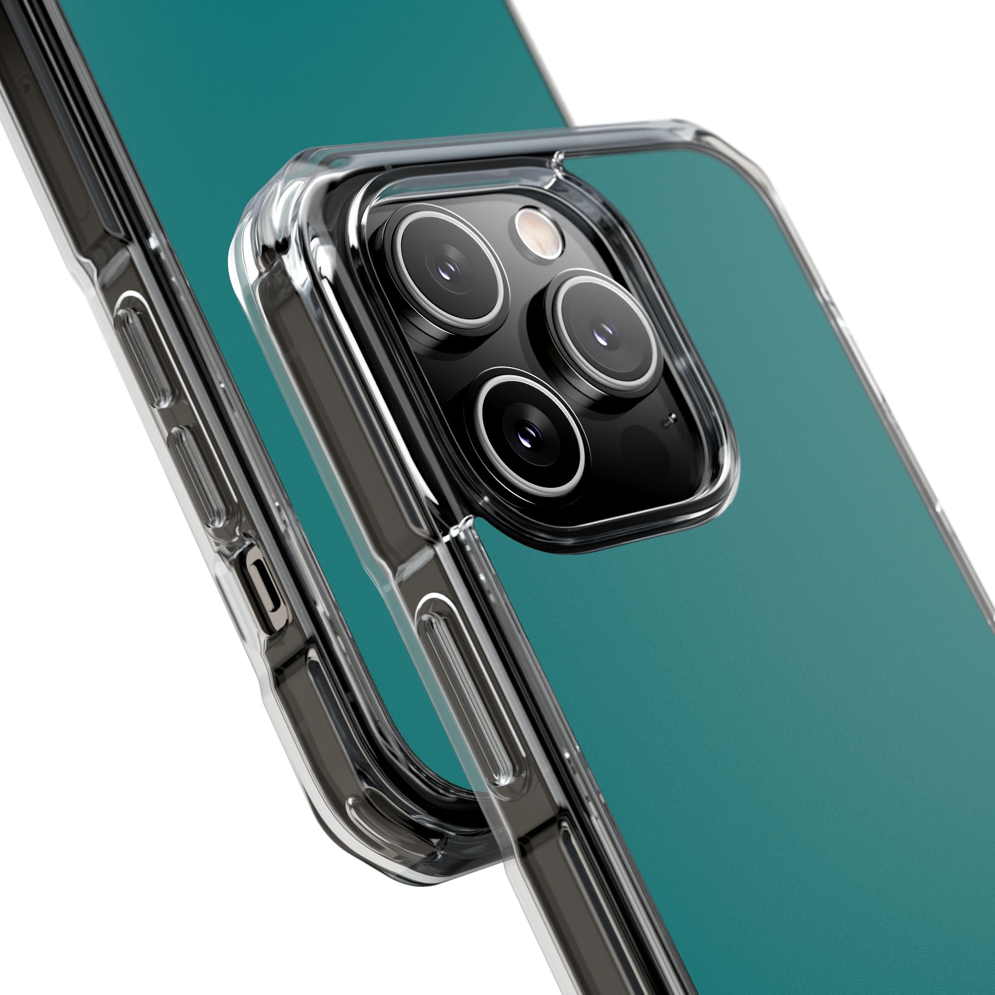 Teal - Transparente Impact-Hülle für das iPhone