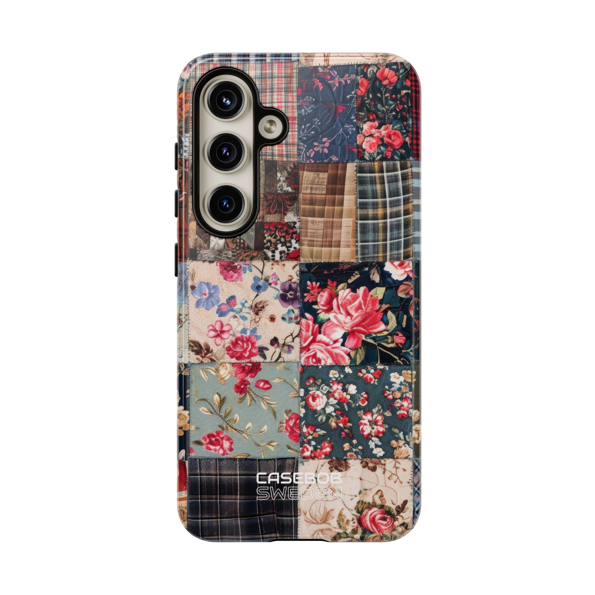 Patchwork Floral Quilt Samsung S24 - Tough