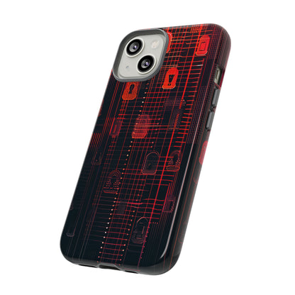 Encryption Aura: Security Gradient - Protective Phone Case