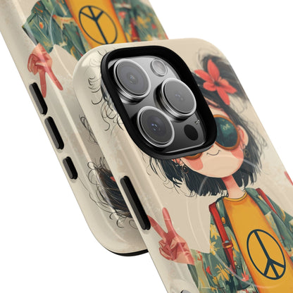 Peace Pigtails iPhone 16 Pro Case - Tough+