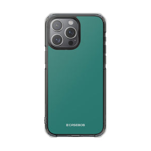 Celadon Green | Phone Case for iPhone (Clear Impact Case - Magnetic)