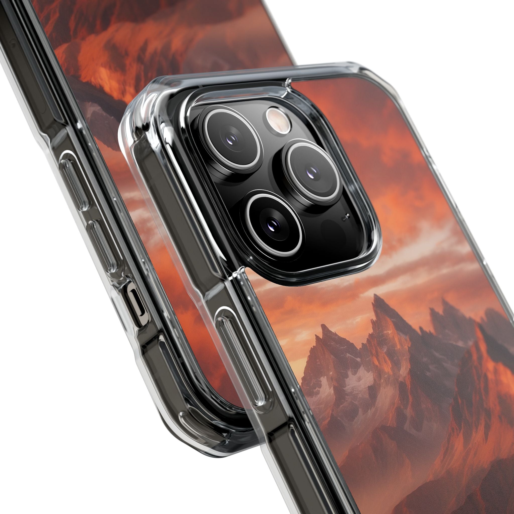 Mountain Peaks Glowing iPhone Case - Impact