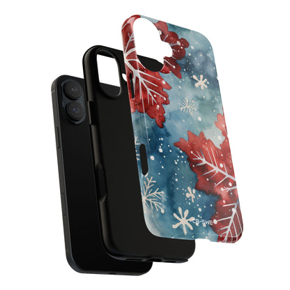 Winter Leaves Dance - iPhone Case