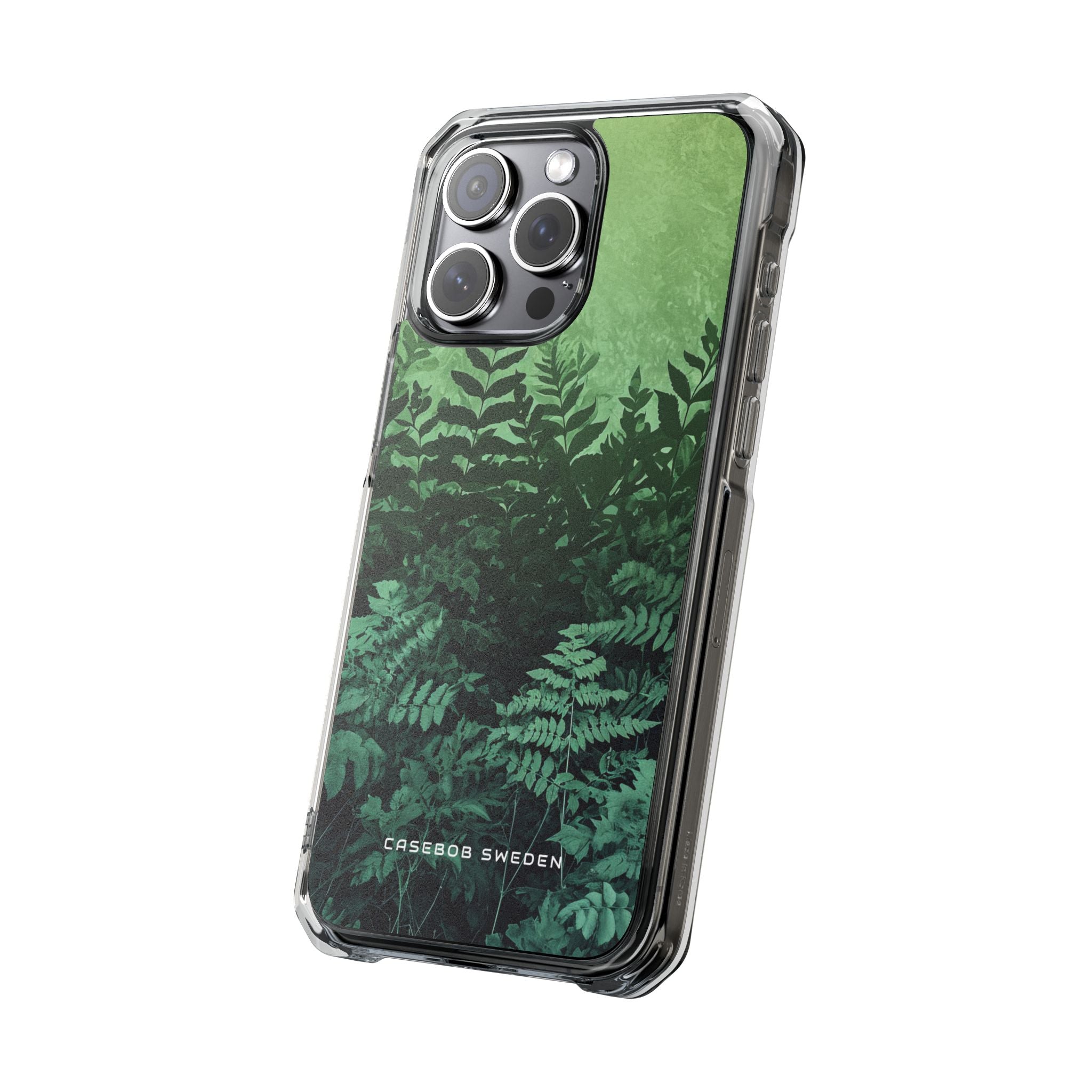 Gradient Fernscape Lush iPhone 15 - Clear Impact Phone Case