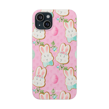 Bunny Blossom iPhone 15 Plus Case - Soft