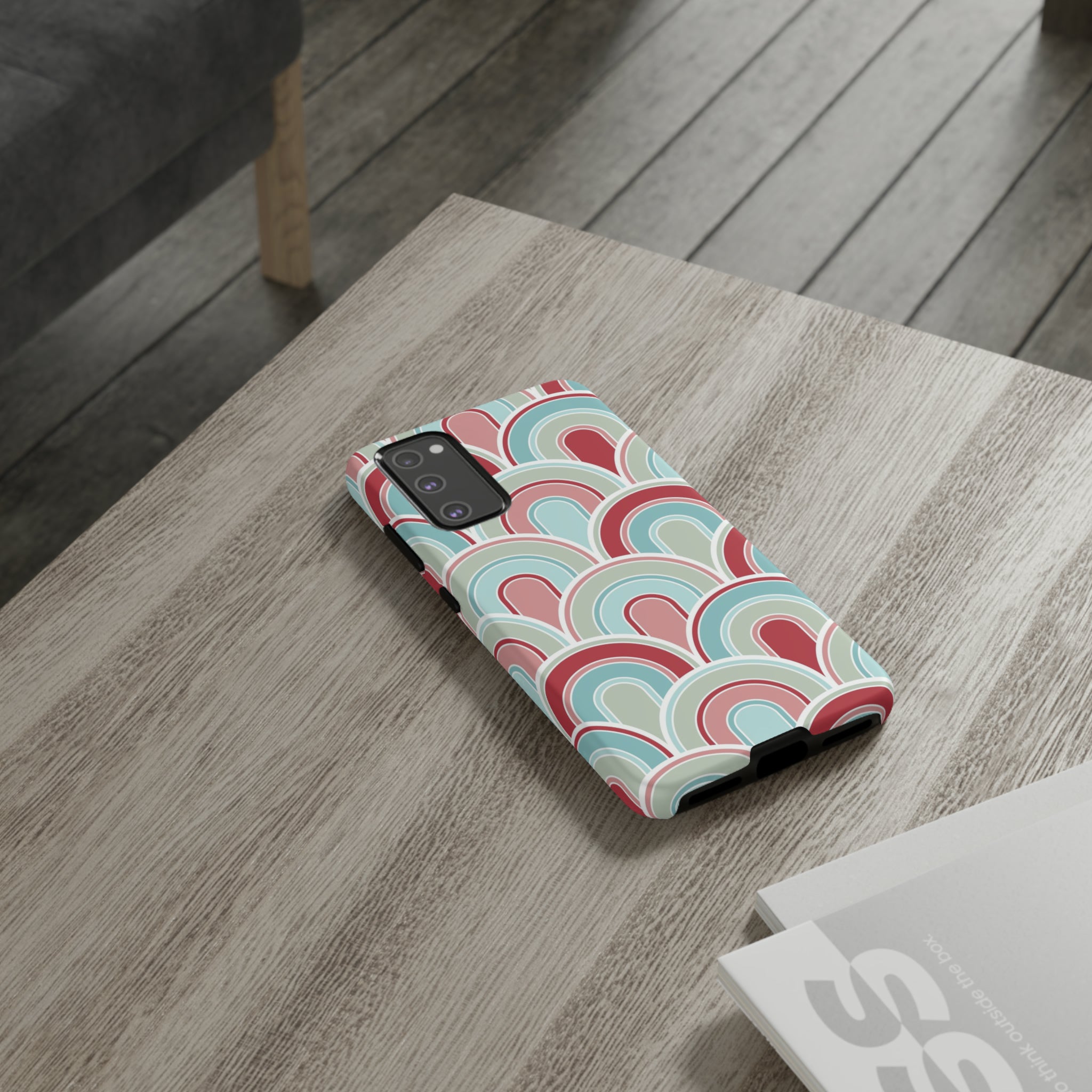 Light Blue Retro - Tough Phone Case