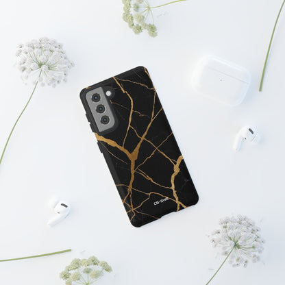 Golden Veins Twist - Samsung Case