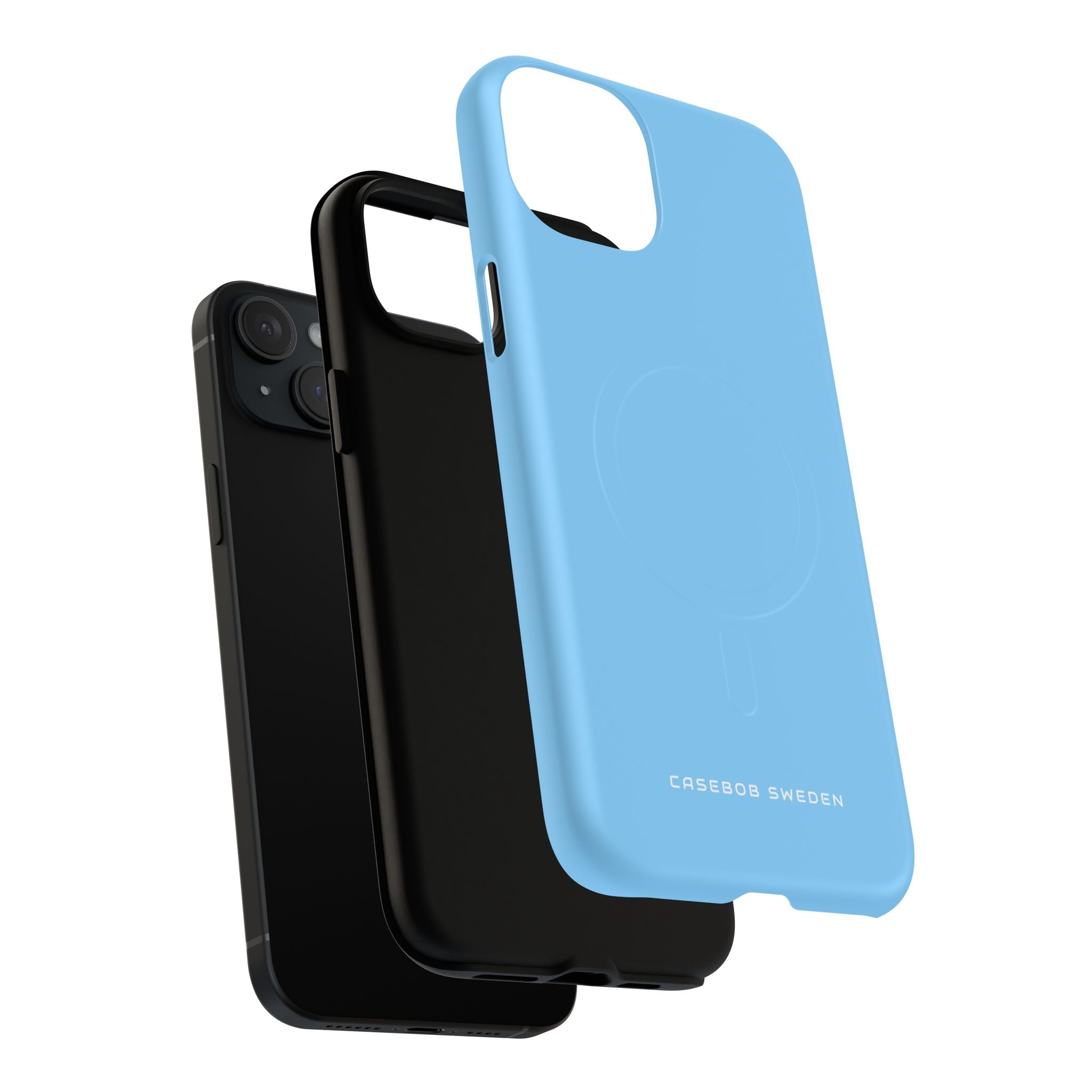 Light Sky Blue iPhone 15 | Tough+ Phone Case