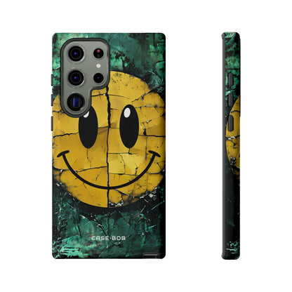Cracked Smiley Samsung S23 Ultra Case - Tough