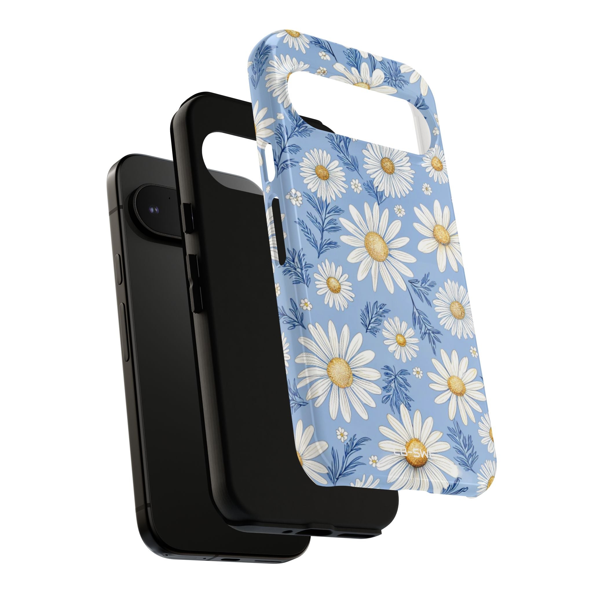 Daisies On Blue - Google Pixel Case