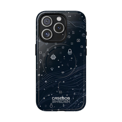 Digitale golfvormen verbinding iPhone 15 - Tough+
