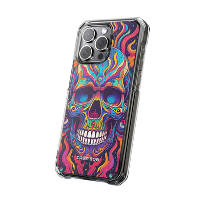 Flaming Skull iPhone 15 Pro Max Case - Impact