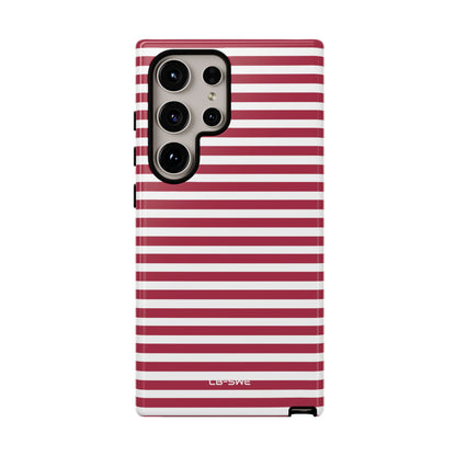 Crimson Stripes Flow - Samsung Case