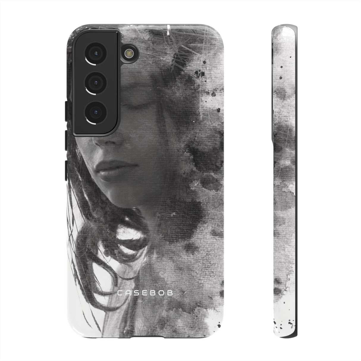 Portrait Lady Phone Case - Protective Phone Case