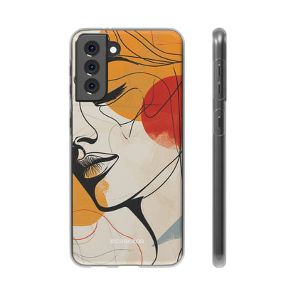 Contemplative Warmth | Flexible Phone Case for Samsung Galaxy