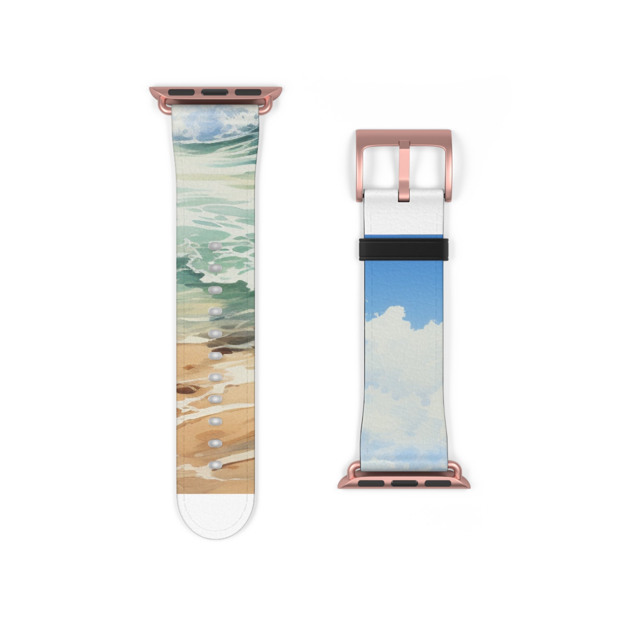 Foaming Blue Waves - Watch Band