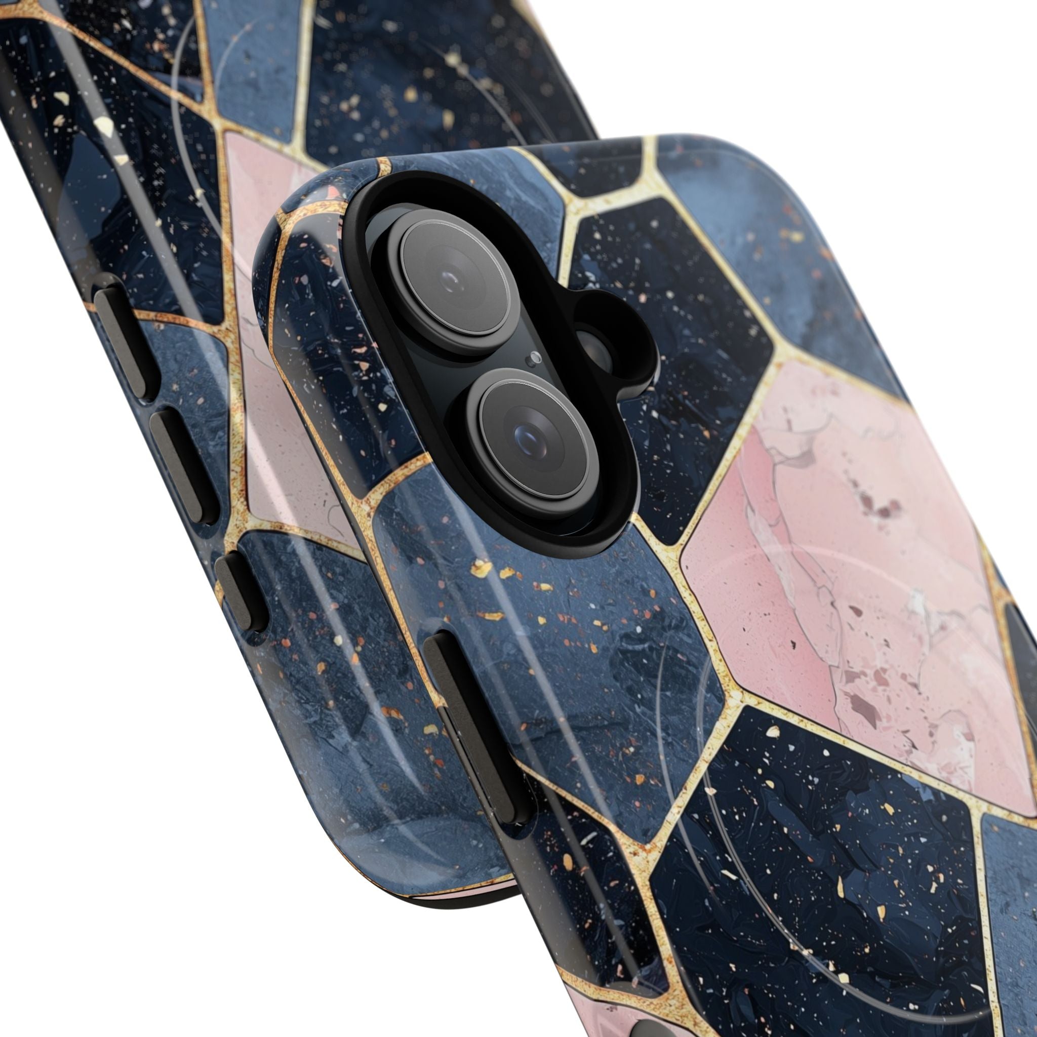 Golden Mosaic iPhone 16 Case - Tough+