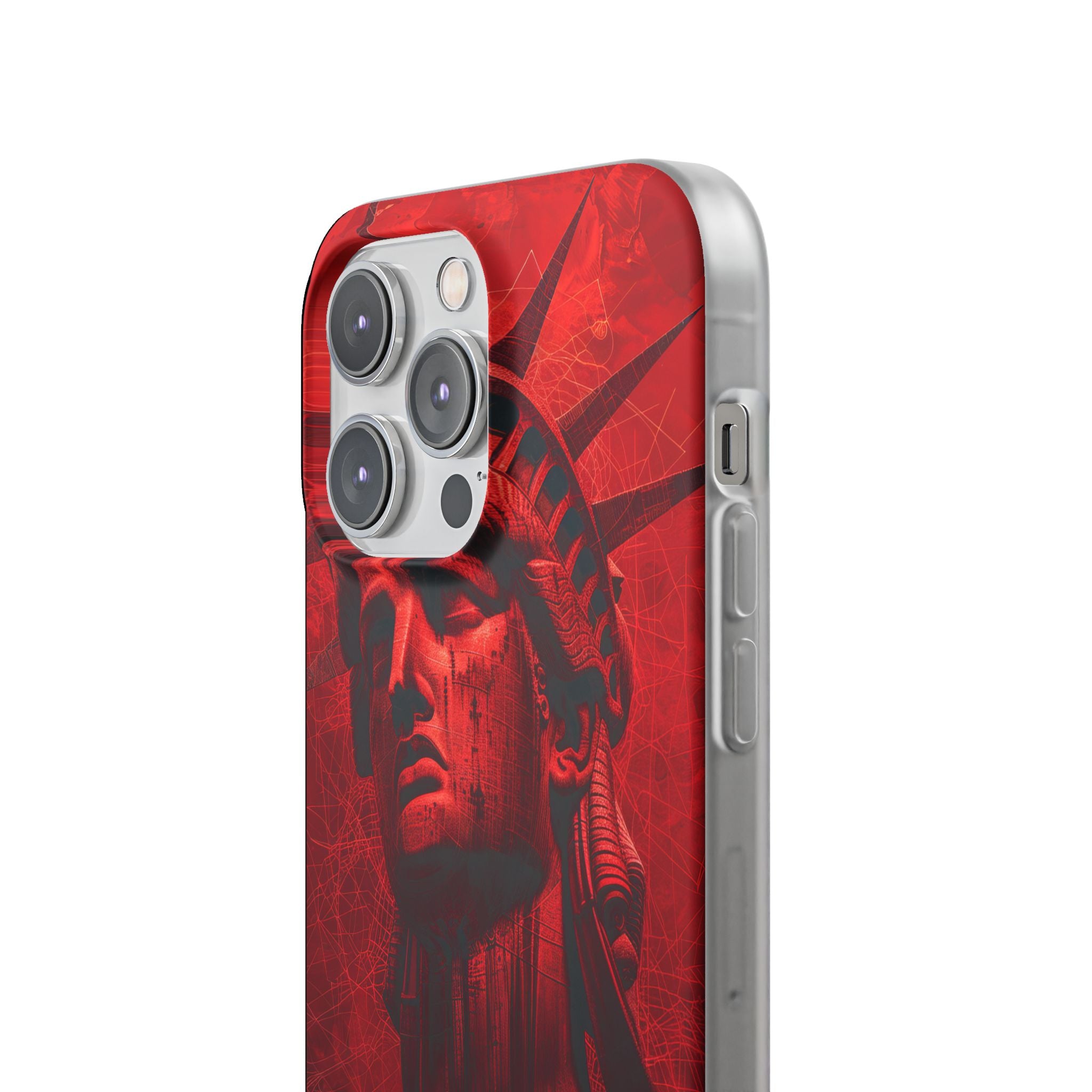 Red Liberty Revolution | Flexible Phone Case for iPhone