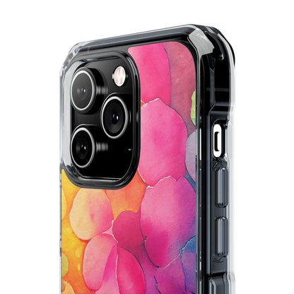 Vibrant Petal Fusion iPhone Case - Impact
