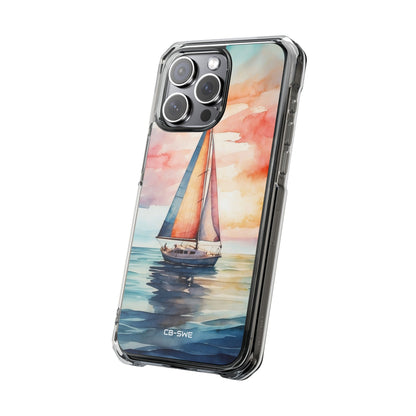 Sailboat Glides Calm iPhone Case - Impact