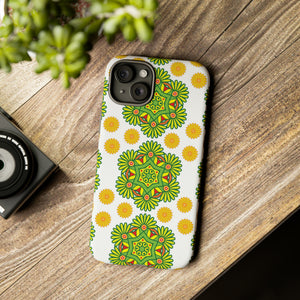 Lime Mandela - Protective Phone Case