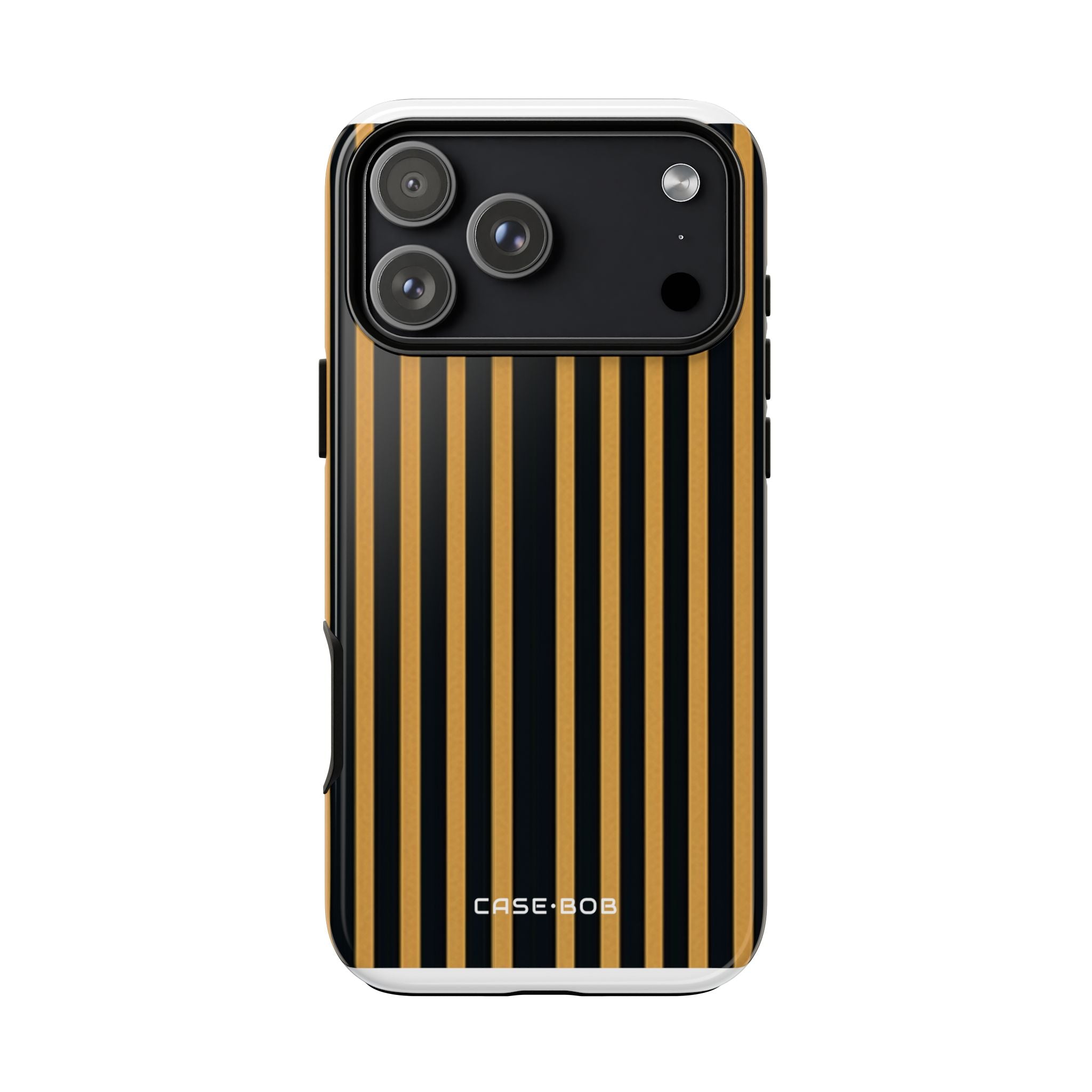 Golden Stripes iPhone 17 Pro Max Case - Tough