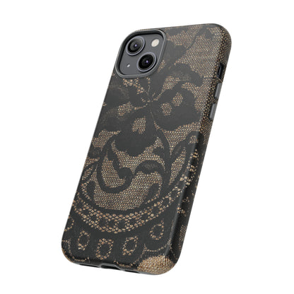 Broomrose Gothic Flower - Protective Phone Case