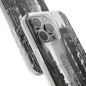 Noir Urban Serenity | Flexible Phone Case for iPhone