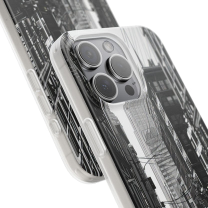 Noir Urban Serenity | Flexible Phone Case for iPhone