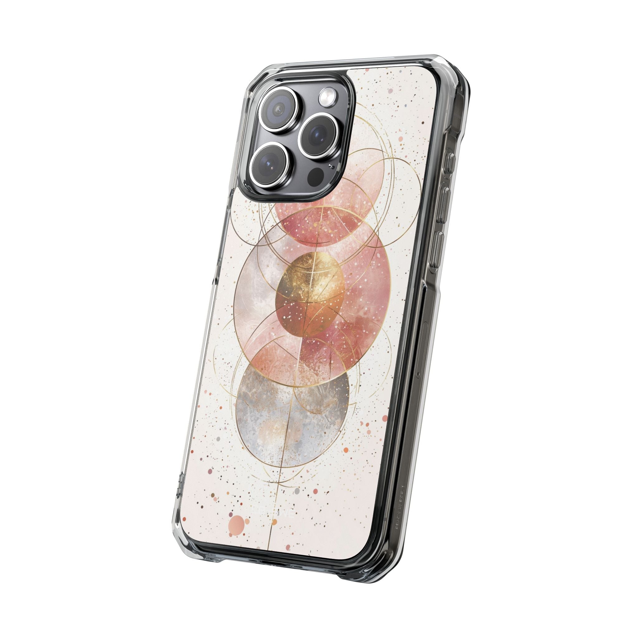 Circle Envelops Light iPhone Case - Impact