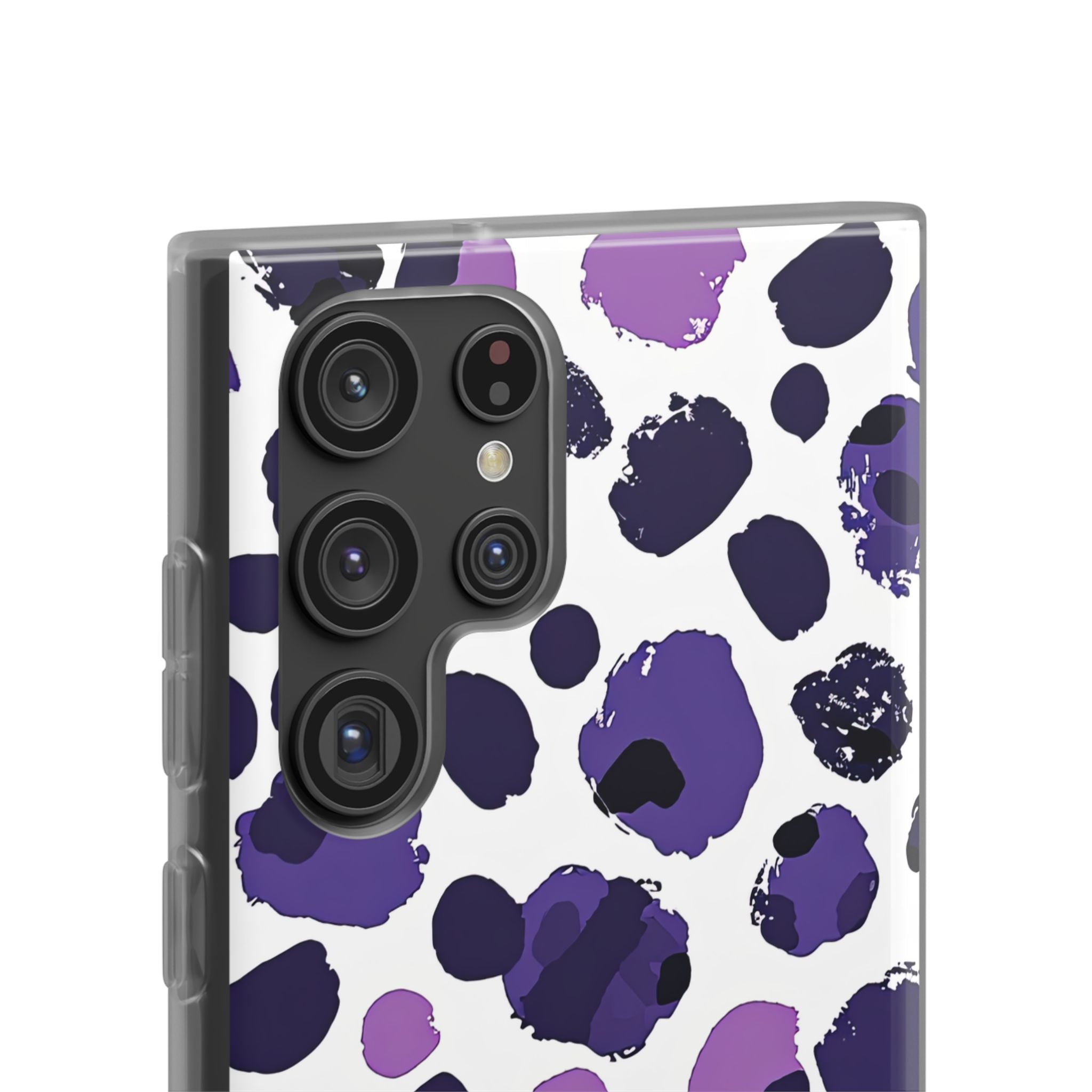 Purple Inkblots Samsung S22 - Flexi Phone Case